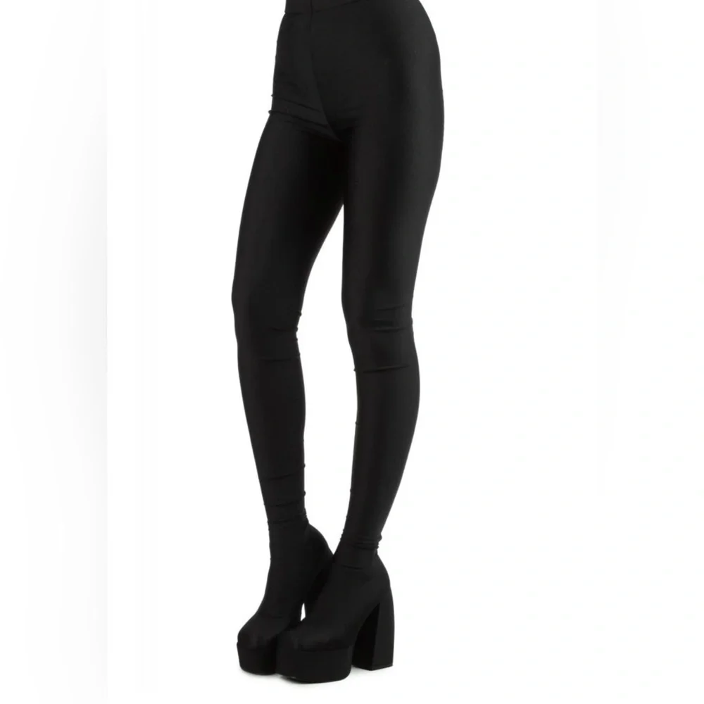 AKIRA Black Platform Boots